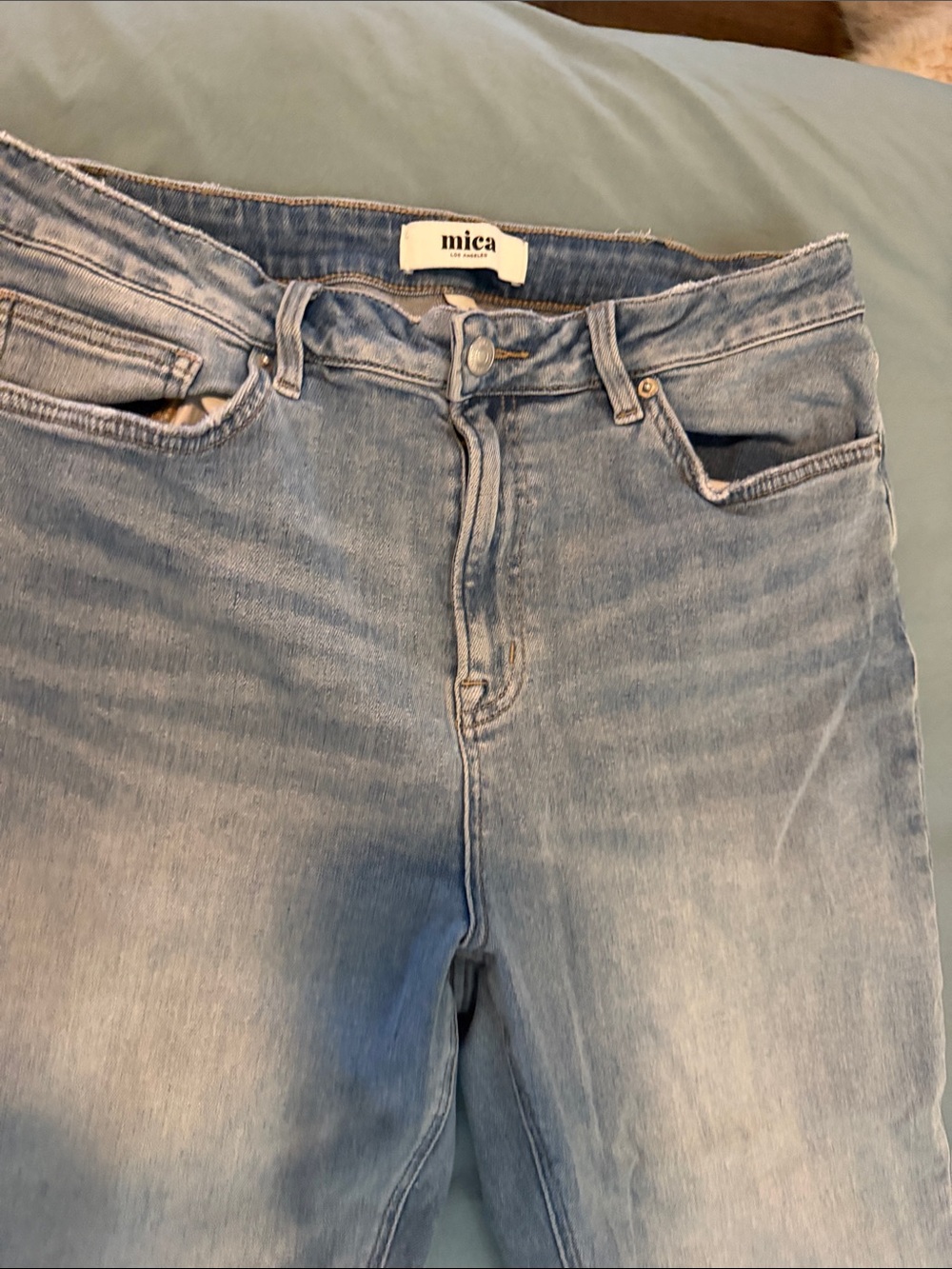 Light Blue mica women’s Jeans - Classic Straight Fit